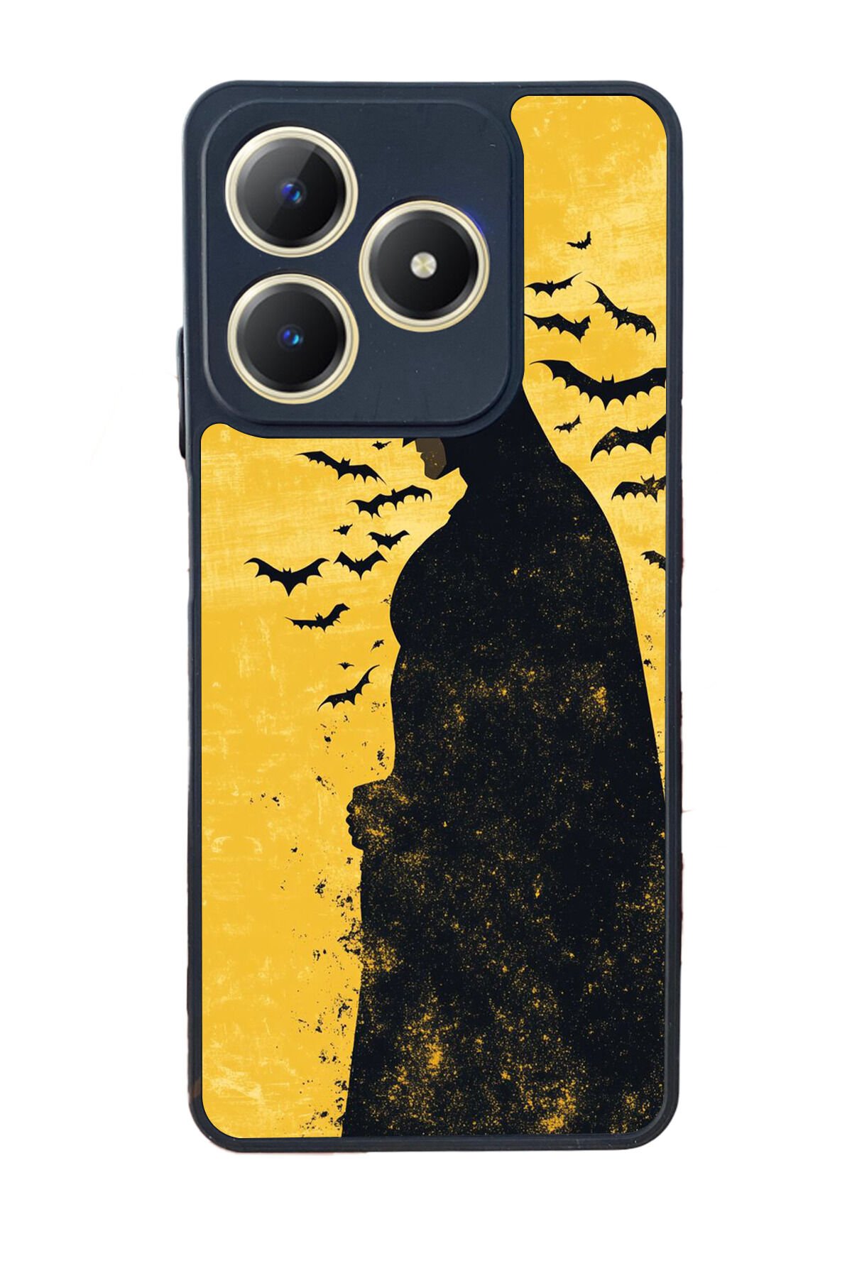 Realme C63 Mat Uyumlu Siyah Kılıf – Yumuşak Silikon, Koruyucu, Şok Emici Kapak