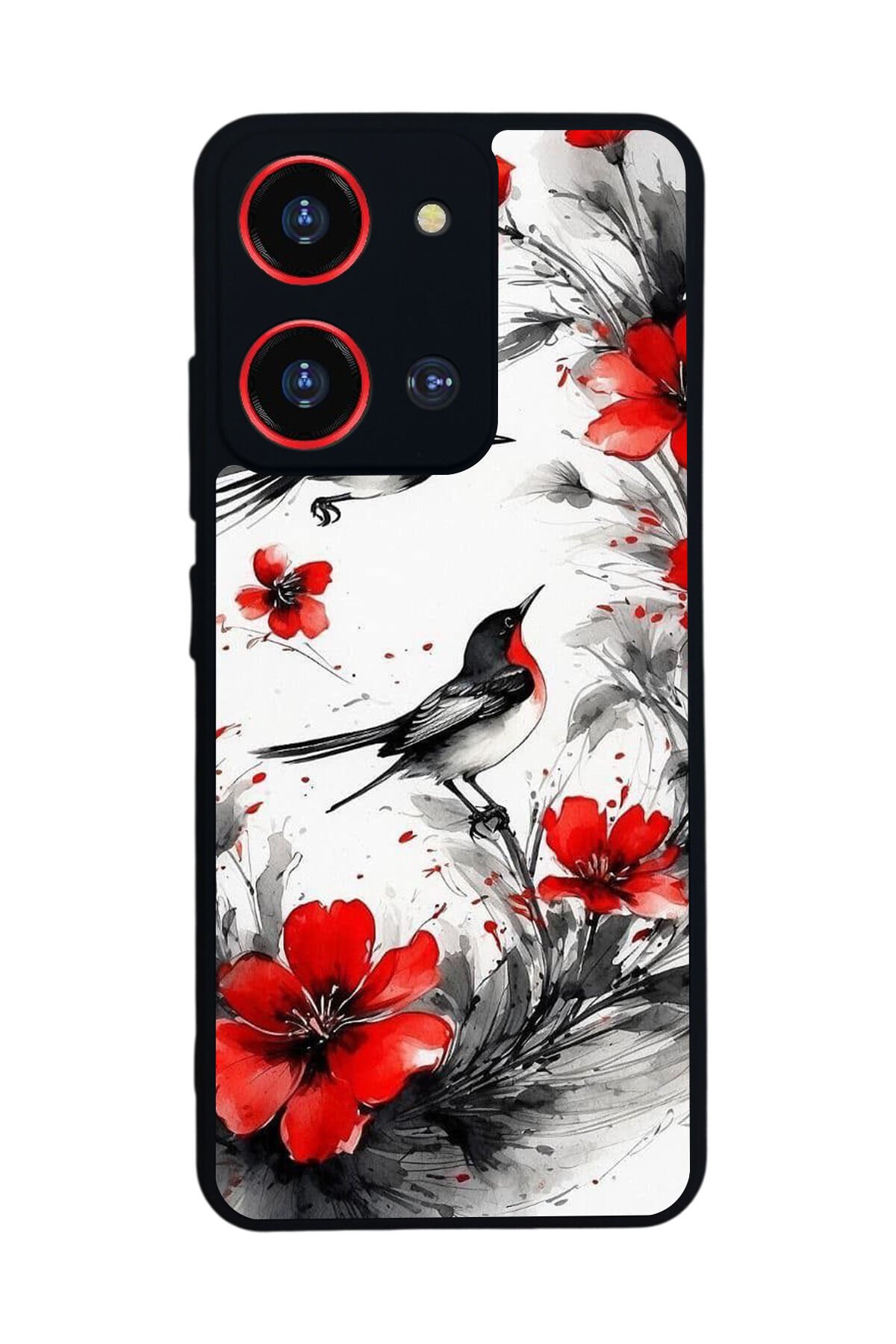 Reeder S19 Max Pro S ZOOM Uyumlu Floral Tasarımlı Glossy Premium Kılıf