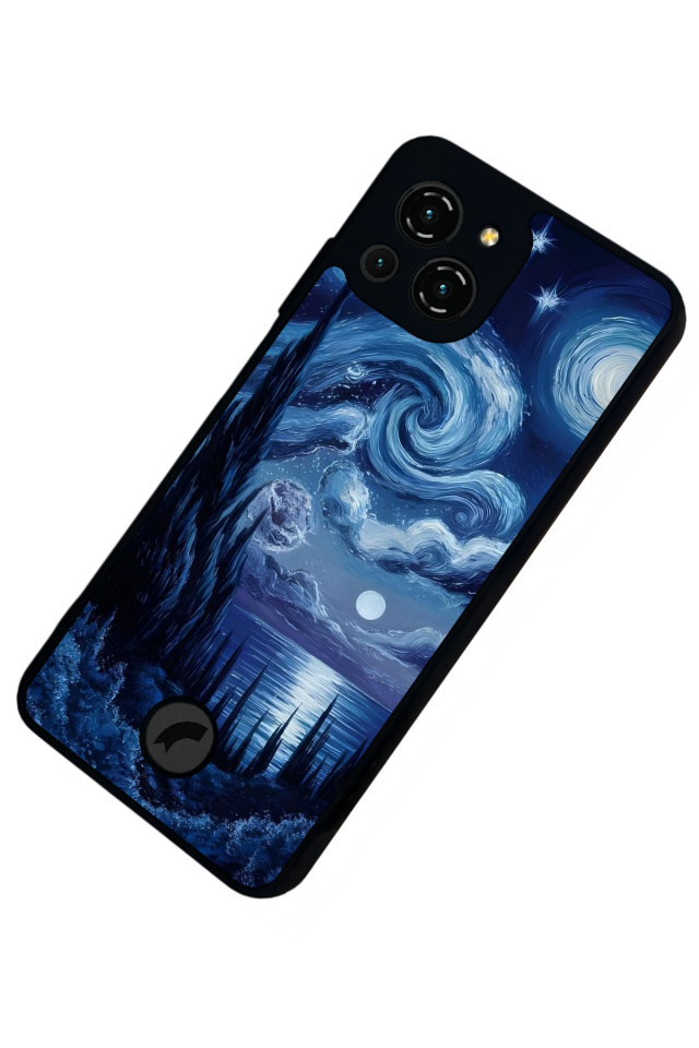 Reeder S23 Pro Max Uyumlu Ay Tasarımlı Glossy Premium Kılıf