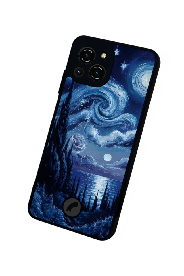 Reeder S23 Pro Max Uyumlu Ay Tasarımlı Glossy Premium Kılıf