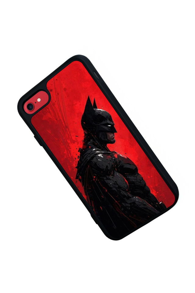 iPhone SE Uyumlu Batman Tasarımlı Glossy Premium Kılıf