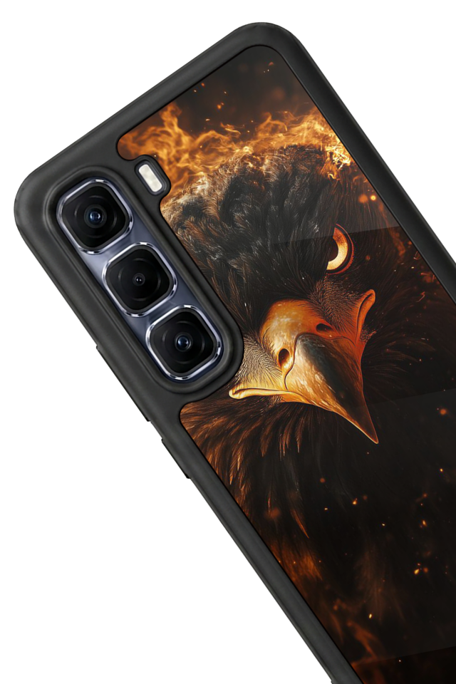 Infinix Hot 60 Pro Plus Uyumlu Besiktas Tasarımlı Glossy Premium Kılıf