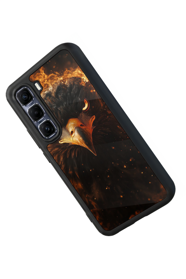 Infinix Hot 60 Pro Plus Uyumlu Besiktas Tasarımlı Glossy Premium Kılıf