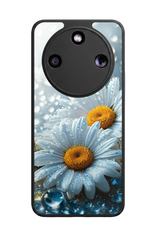 Honor Magic 8 Lite Uyumlu Cicek Tasarımlı Glossy Premium Kılıf