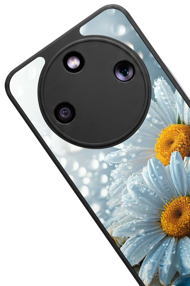 Honor Magic 8 Lite Uyumlu Cicek Tasarımlı Glossy Premium Kılıf