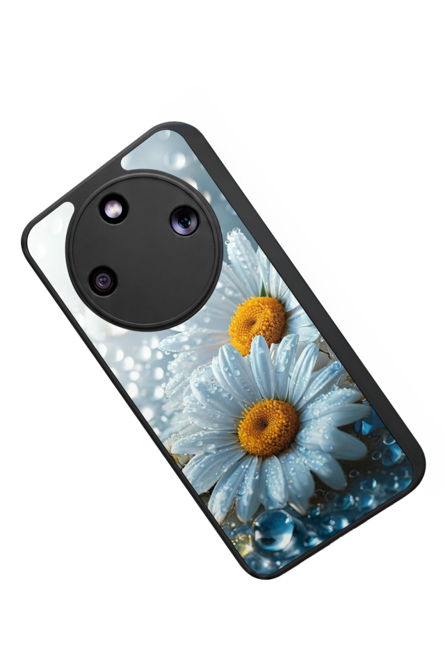 Honor Magic 8 Lite Uyumlu Cicek Tasarımlı Glossy Premium Kılıf