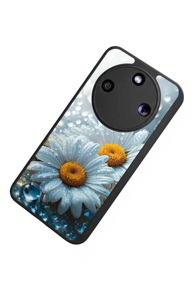 Honor Magic 8 Lite Uyumlu Cicek Tasarımlı Glossy Premium Kılıf
