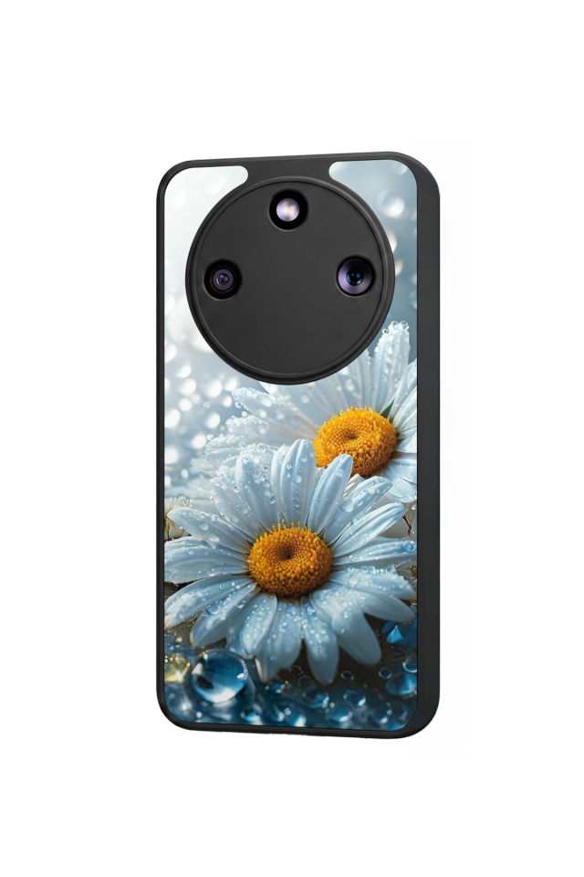 Honor Magic 8 Lite Uyumlu Cicek Tasarımlı Glossy Premium Kılıf