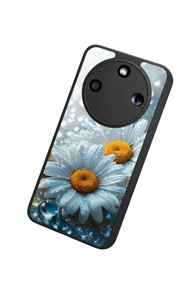 Honor Magic 8 Lite Uyumlu Cicek Tasarımlı Glossy Premium Kılıf