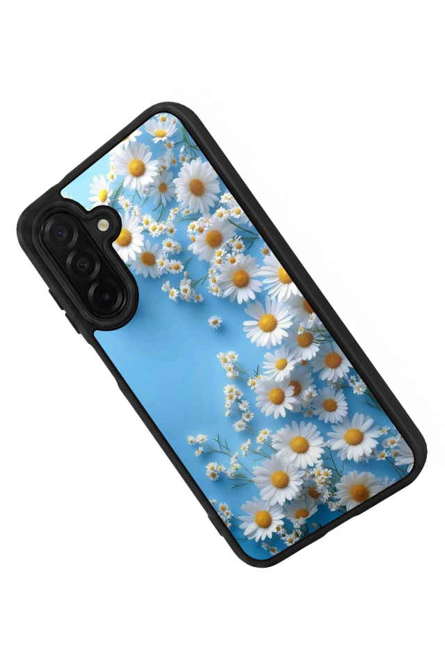 Samsung Galaxy A36 Uyumlu Cicek Tasarımlı Glossy Premium Kılıf