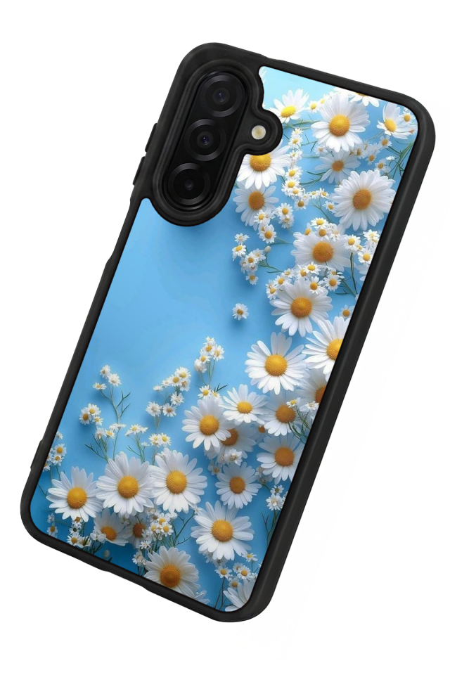 Samsung Galaxy A36 Uyumlu Cicek Tasarımlı Glossy Premium Kılıf