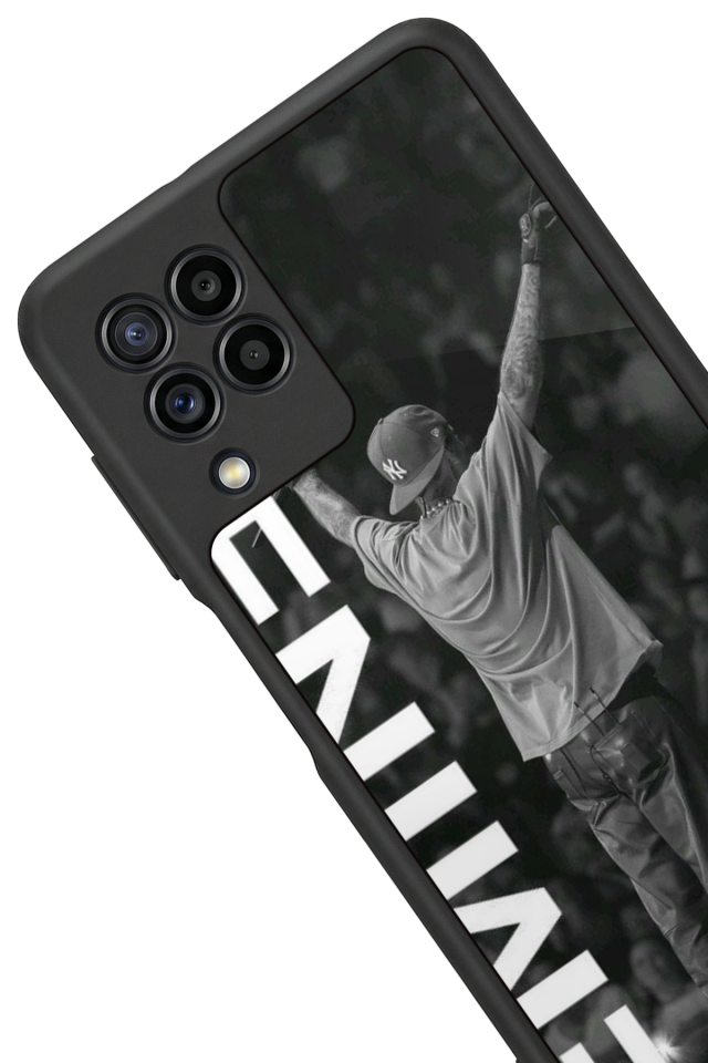 Samsung Galaxy M22 Uyumlu Eminem Tasarımlı Glossy Premium Kılıf