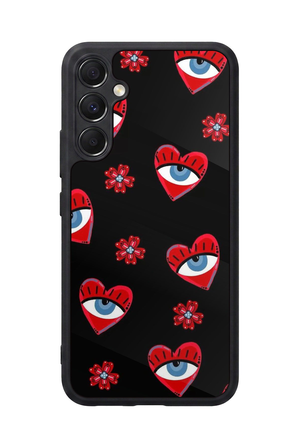 Samsung Galaxy A34 Uyumlu Göz Tasarımlı Glossy Premium Kılıf