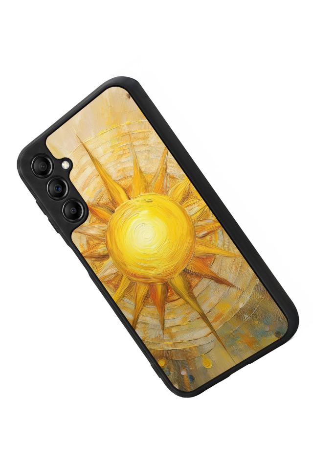 Samsung Galaxy A14 Uyumlu Güneş Tasarımlı Glossy Premium Kılıf