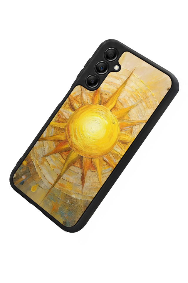 Samsung Galaxy A14 Uyumlu Güneş Tasarımlı Glossy Premium Kılıf