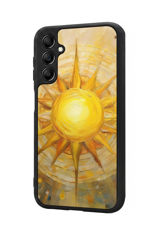Samsung Galaxy A14 Uyumlu Güneş Tasarımlı Glossy Premium Kılıf