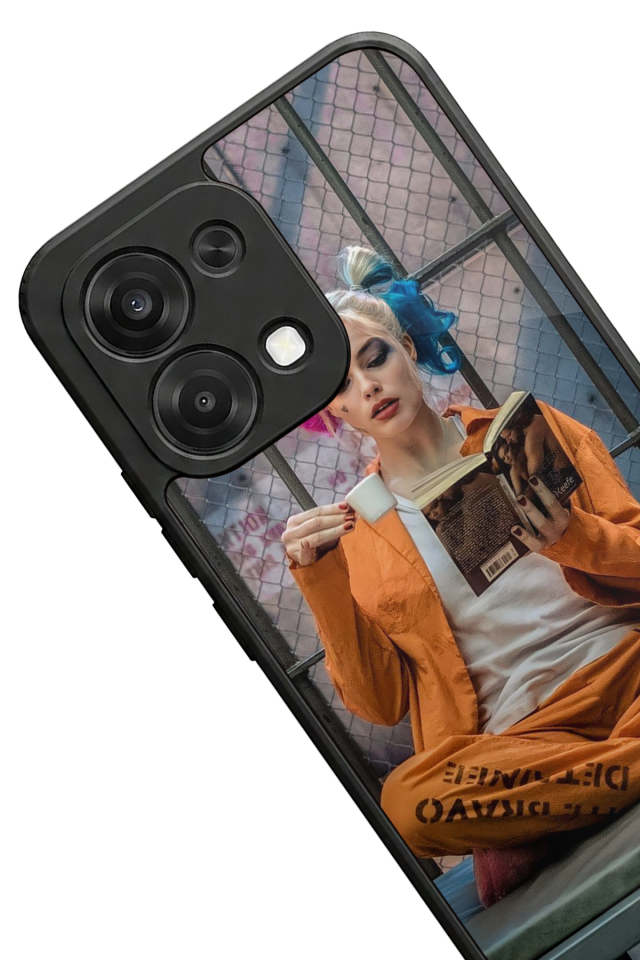 Oppo A6 Pro Uyumlu HarleyQueen Tasarımlı Glossy Premium Kılıf