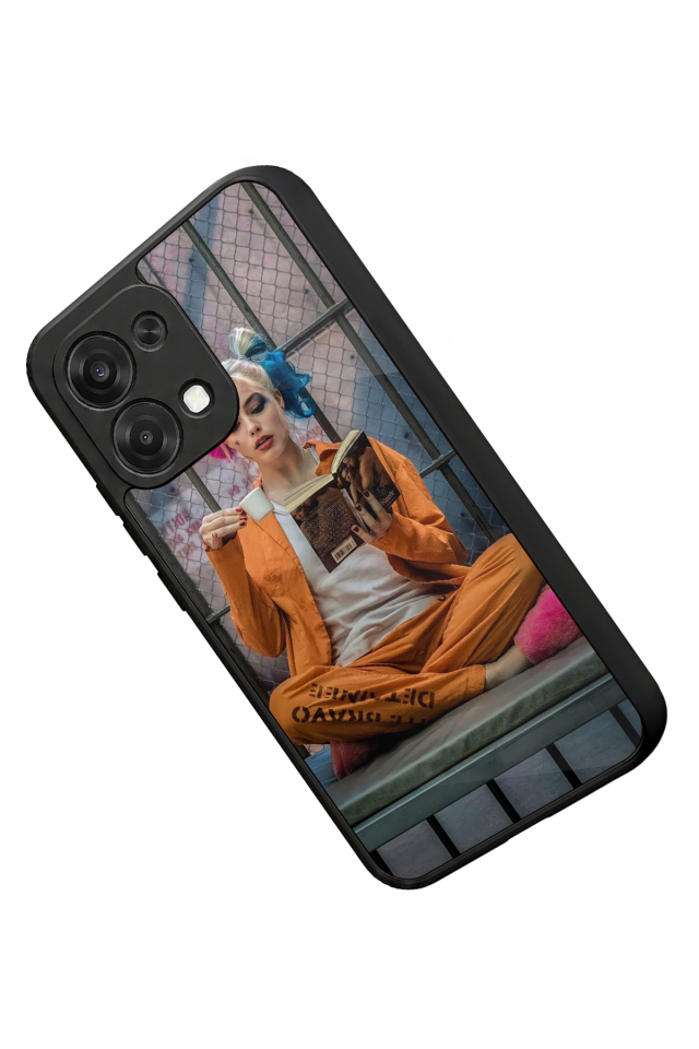 Oppo A6 Pro Uyumlu HarleyQueen Tasarımlı Glossy Premium Kılıf