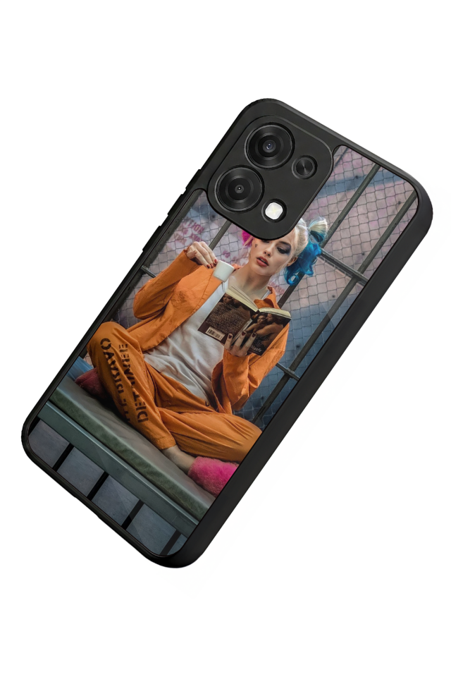 Oppo A6 Pro Uyumlu HarleyQueen Tasarımlı Glossy Premium Kılıf