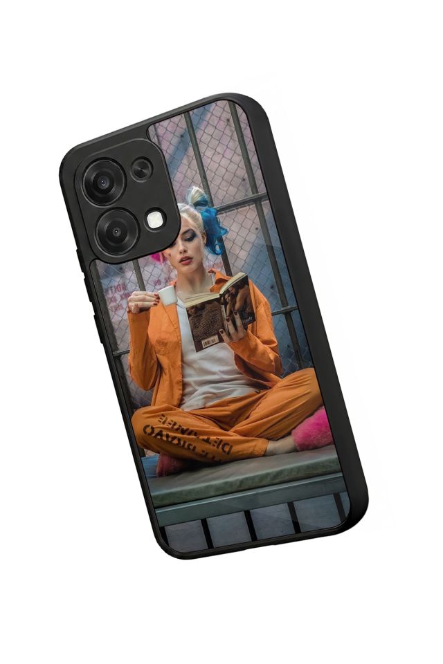 Oppo A6 Pro Uyumlu HarleyQueen Tasarımlı Glossy Premium Kılıf
