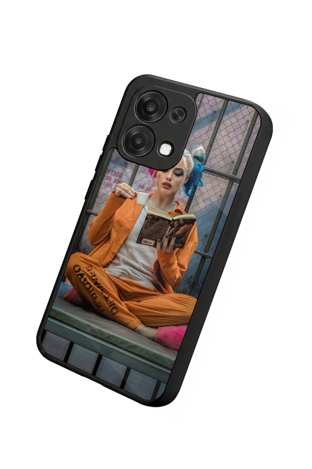 Oppo A6 Pro Uyumlu HarleyQueen Tasarımlı Glossy Premium Kılıf
