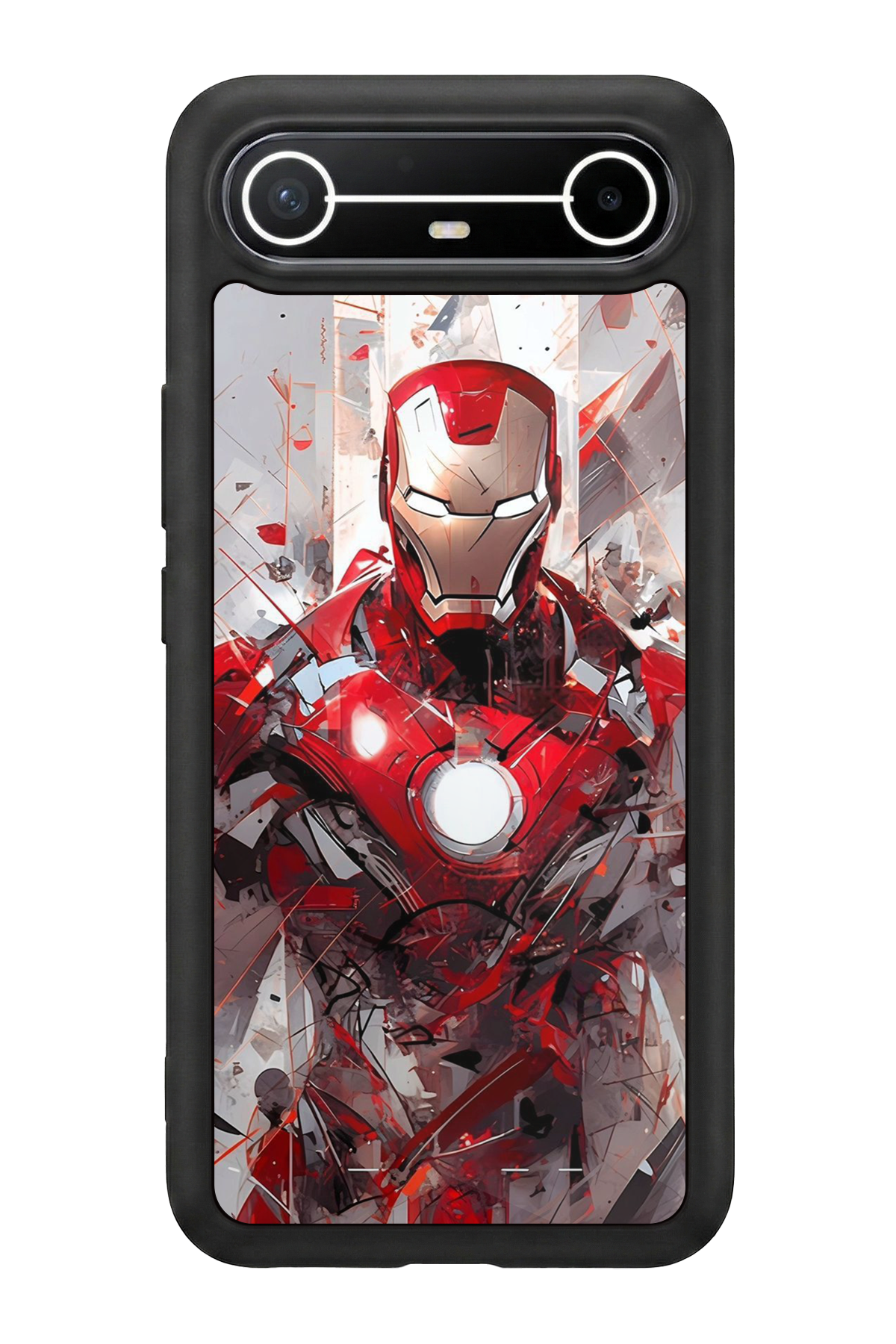 Tecno Spark Slim 5G Uyumlu Iron Man ( Demir Adam ) Tasarımlı Glossy Premium Kılıf