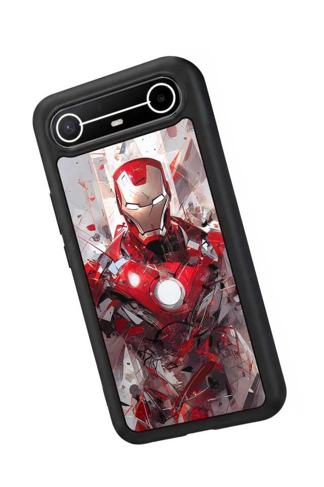 Tecno Spark Slim 5G Uyumlu Iron Man ( Demir Adam ) Tasarımlı Glossy Premium Kılıf