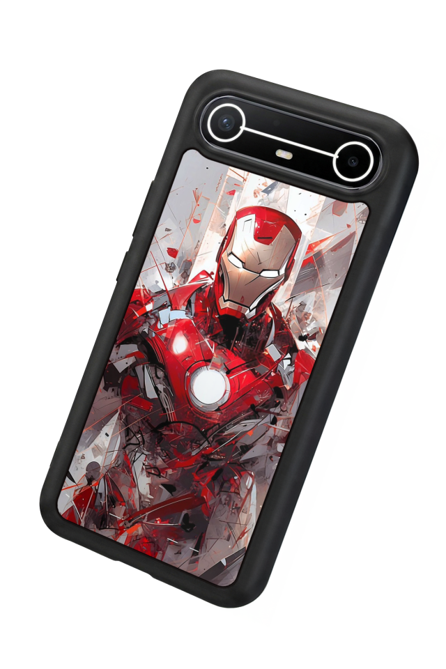 Tecno Spark Slim 5G Uyumlu Iron Man ( Demir Adam ) Tasarımlı Glossy Premium Kılıf