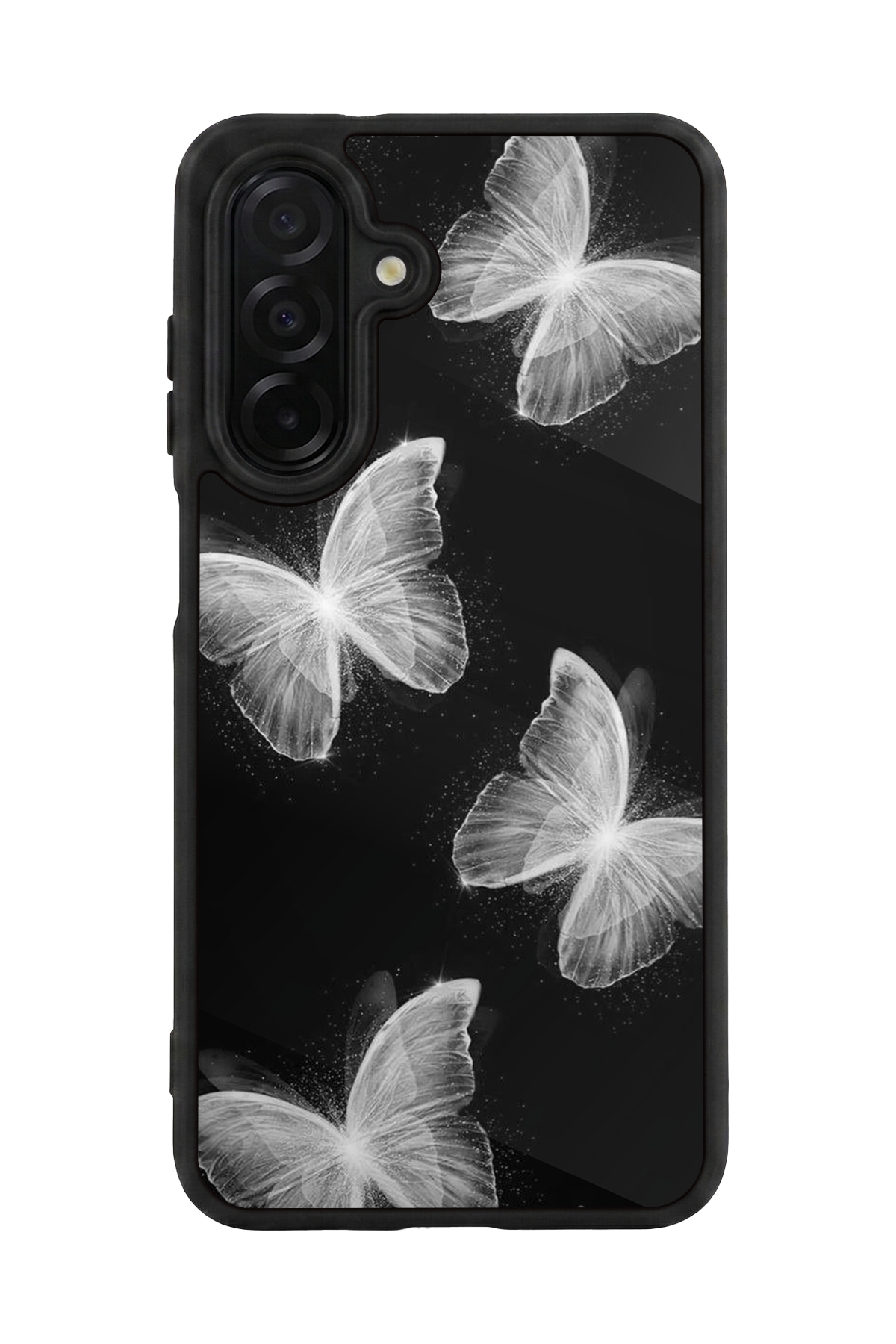 Samsung Galaxy A56 Uyumlu Kelebek Tasarımlı Glossy Premium Kılıf