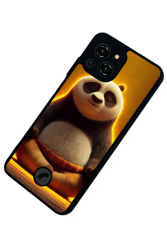 Reeder S23 Pro Max Uyumlu Kung Fu Panda Tasarımlı Glossy Premium Kılıf