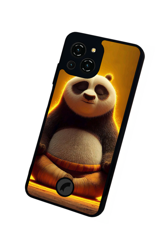 Reeder S23 Pro Max Uyumlu Kung Fu Panda Tasarımlı Glossy Premium Kılıf