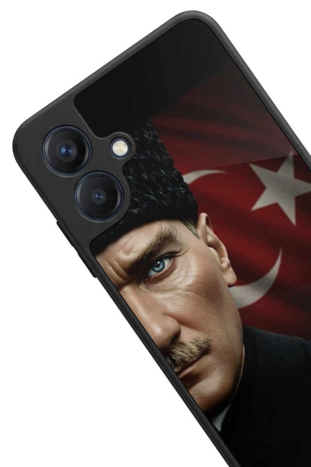 Samsung Galaxy A07 Uyumlu Mustafa Kemal Ataturk Tasarımlı Glossy Premium Kılıf