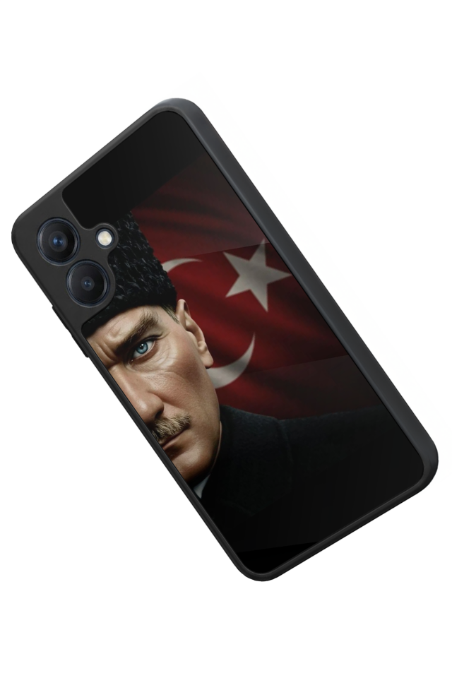 Samsung Galaxy A07 Uyumlu Mustafa Kemal Ataturk Tasarımlı Glossy Premium Kılıf