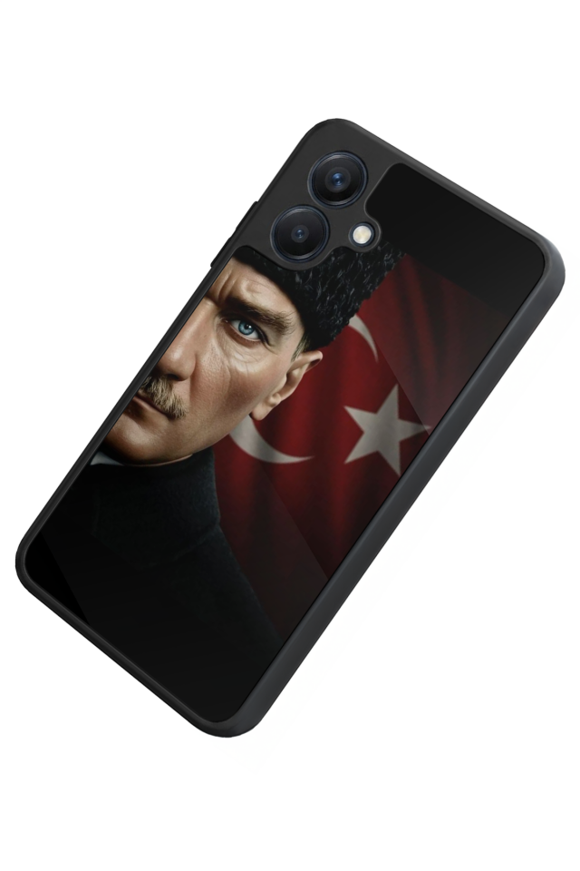 Samsung Galaxy A07 Uyumlu Mustafa Kemal Ataturk Tasarımlı Glossy Premium Kılıf