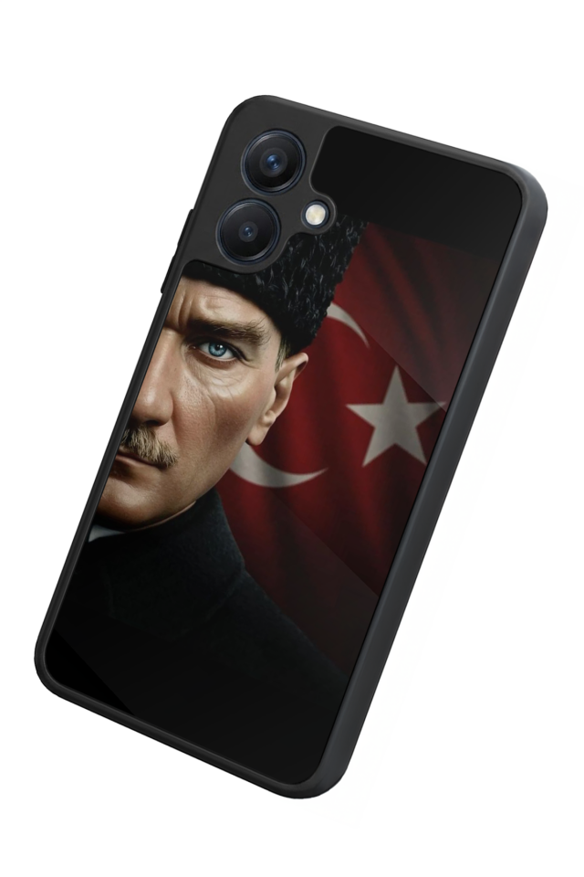 Samsung Galaxy A07 Uyumlu Mustafa Kemal Ataturk Tasarımlı Glossy Premium Kılıf