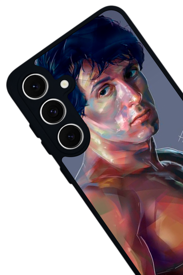 Samsung Galaxy S24 FE Uyumlu Rocky Tasarımlı Glossy Premium Kılıf