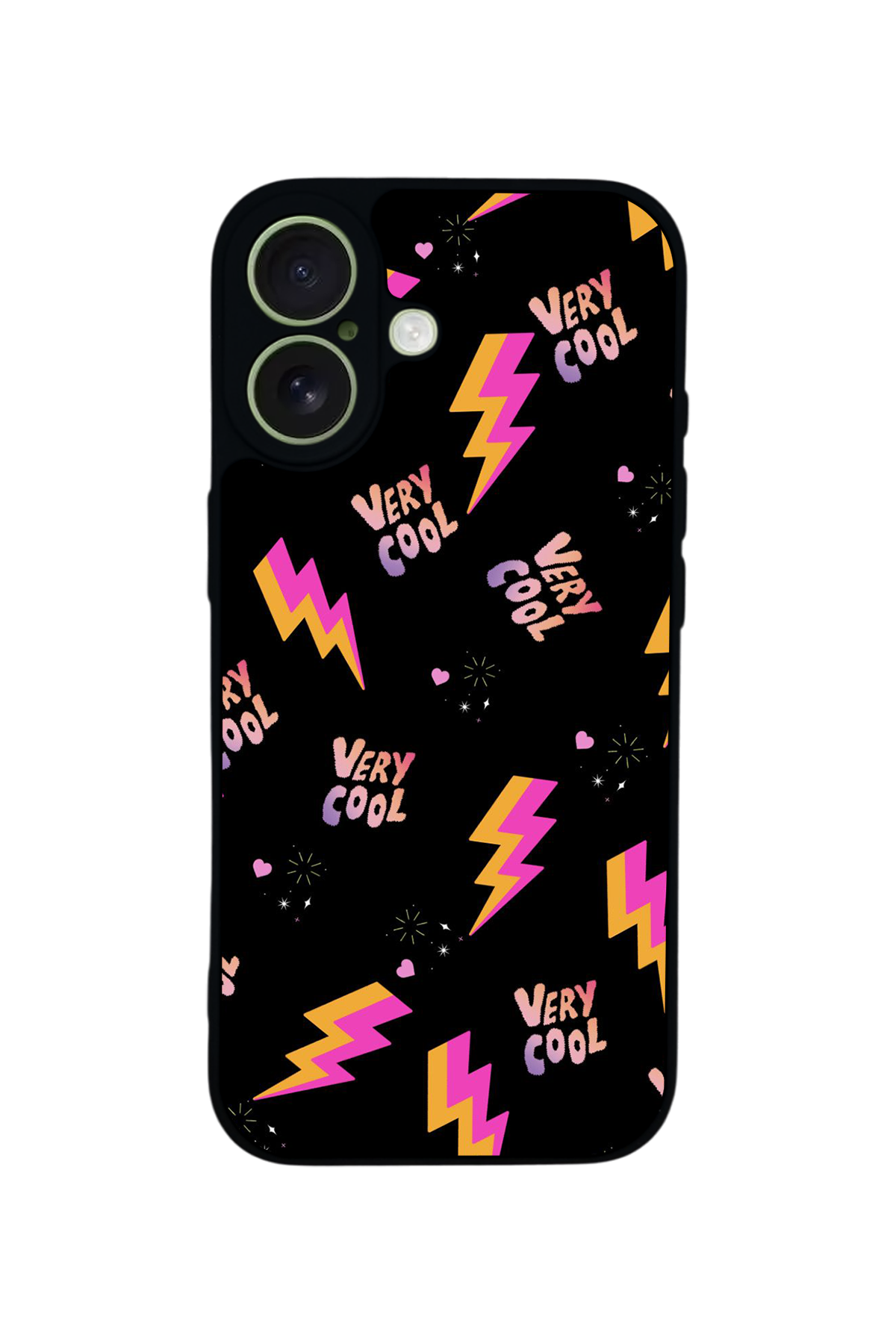 iPhone 17 Uyumlu Simsek Tasarımlı Glossy Premium Kılıf