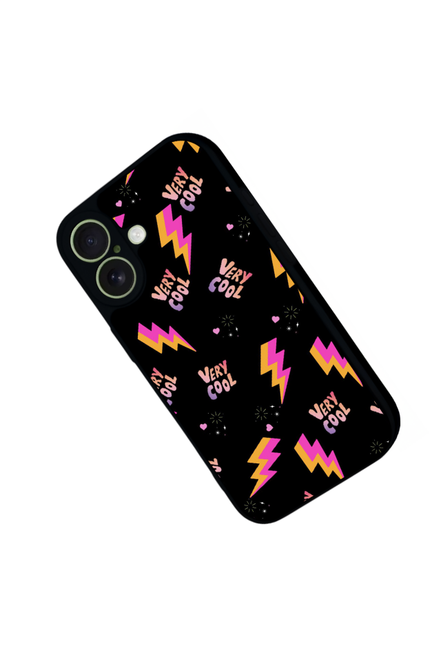 iPhone 17 Uyumlu Simsek Tasarımlı Glossy Premium Kılıf