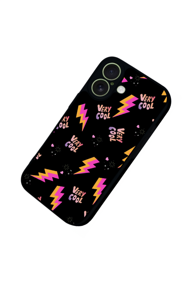 iPhone 17 Uyumlu Simsek Tasarımlı Glossy Premium Kılıf