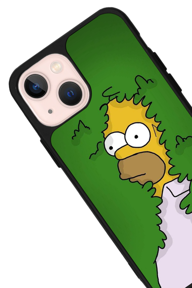 iPhone 15 Uyumlu The Simpsons Tasarımlı Glossy Premium Kılıf