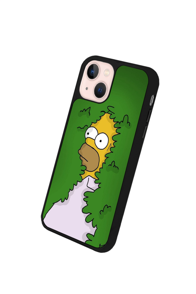 iPhone 15 Uyumlu The Simpsons Tasarımlı Glossy Premium Kılıf
