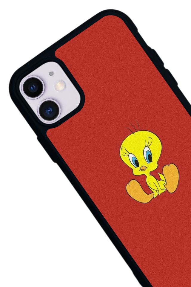 iPhone 11 Uyumlu Tweety Tasarımlı Glossy Premium Kılıf