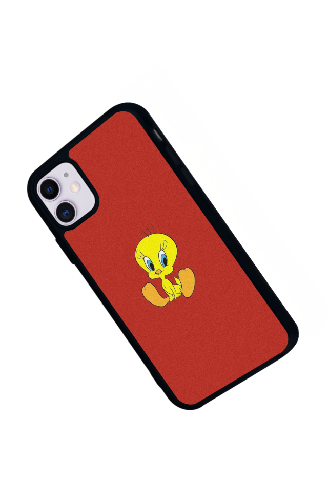 iPhone 11 Uyumlu Tweety Tasarımlı Glossy Premium Kılıf