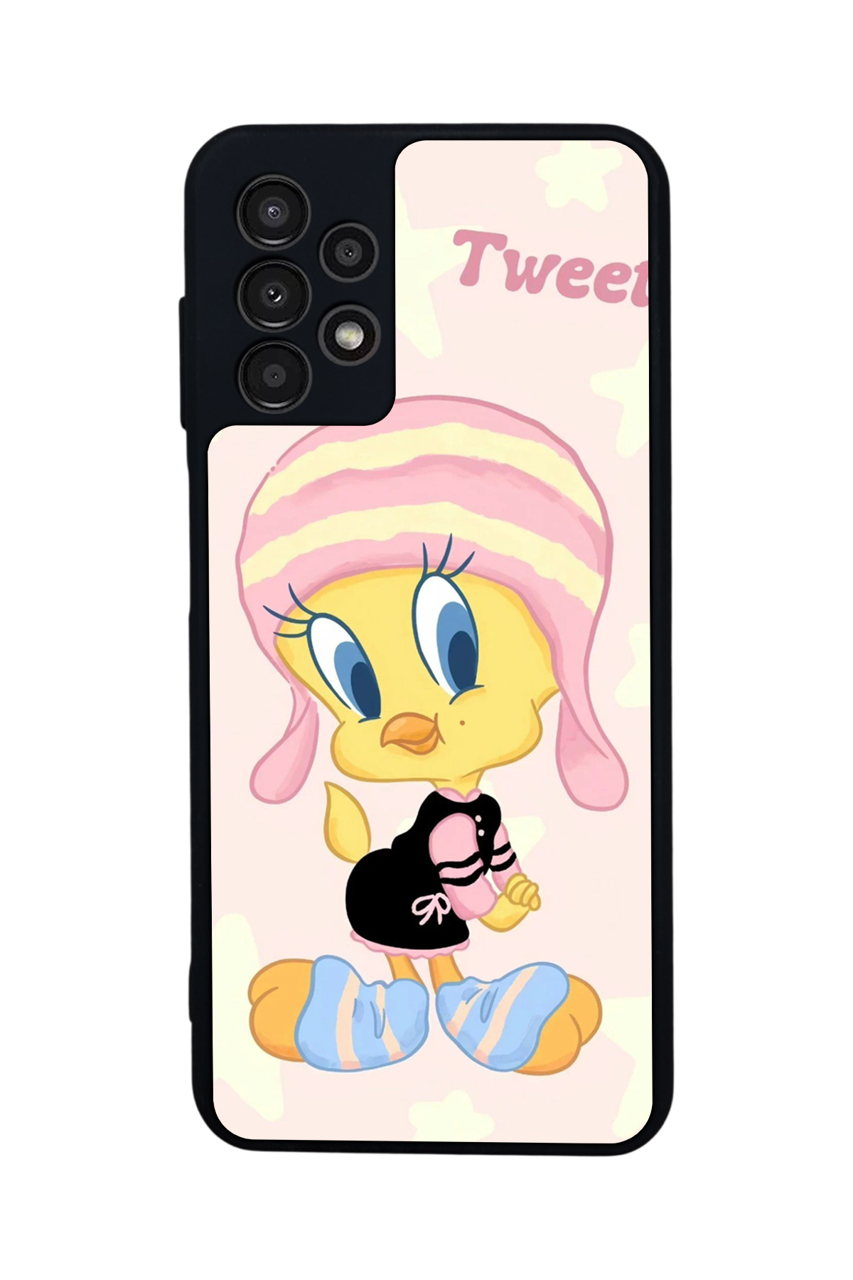 Samsung Galaxy A13 Uyumlu Tweety Tasarımlı Glossy Premium Kılıf