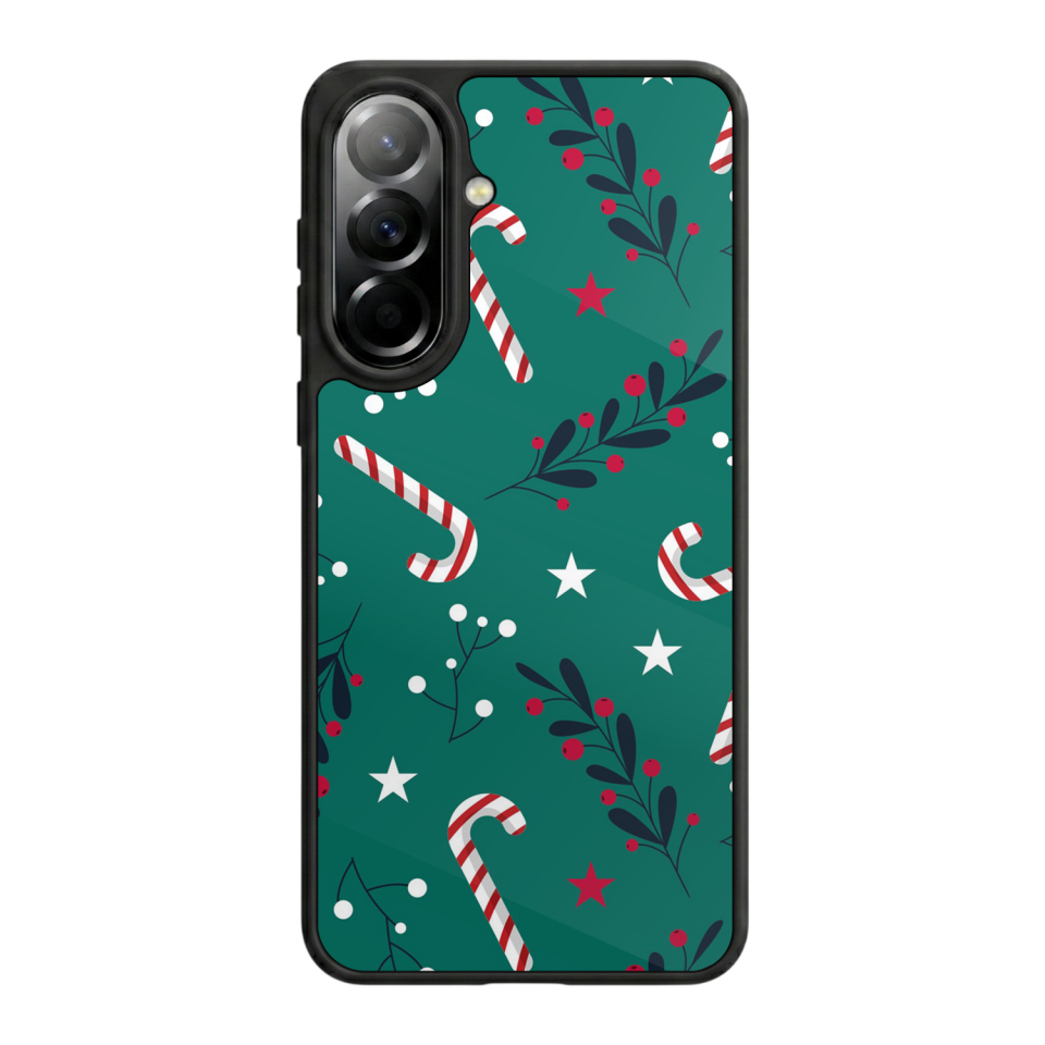 Samsung Galaxy A37 Uyumlu Yilbasi Christmas Tasarımlı Glossy Premium Kılıf