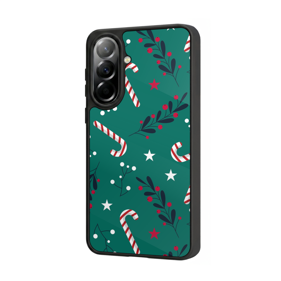 Samsung Galaxy A37 Uyumlu Yilbasi Christmas Tasarımlı Glossy Premium Kılıf