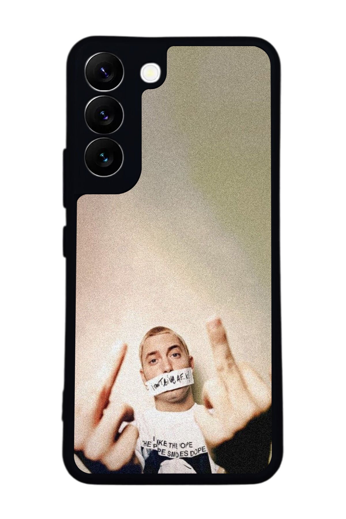 Samsung Galaxy S22 Uyumlu Eminem Tasarımlı Glossy Premium Kılıf