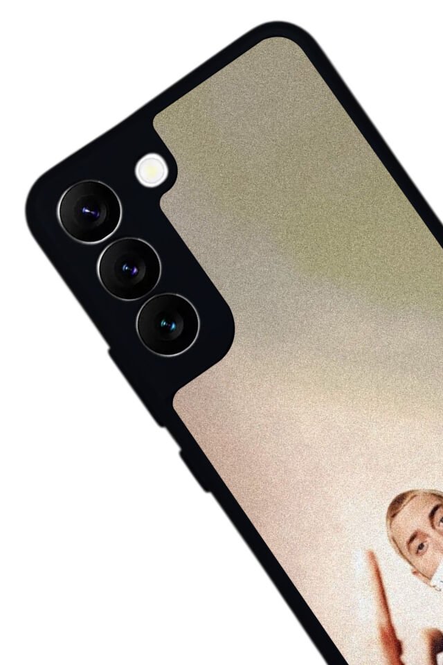 Samsung Galaxy S22 Uyumlu Eminem Tasarımlı Glossy Premium Kılıf