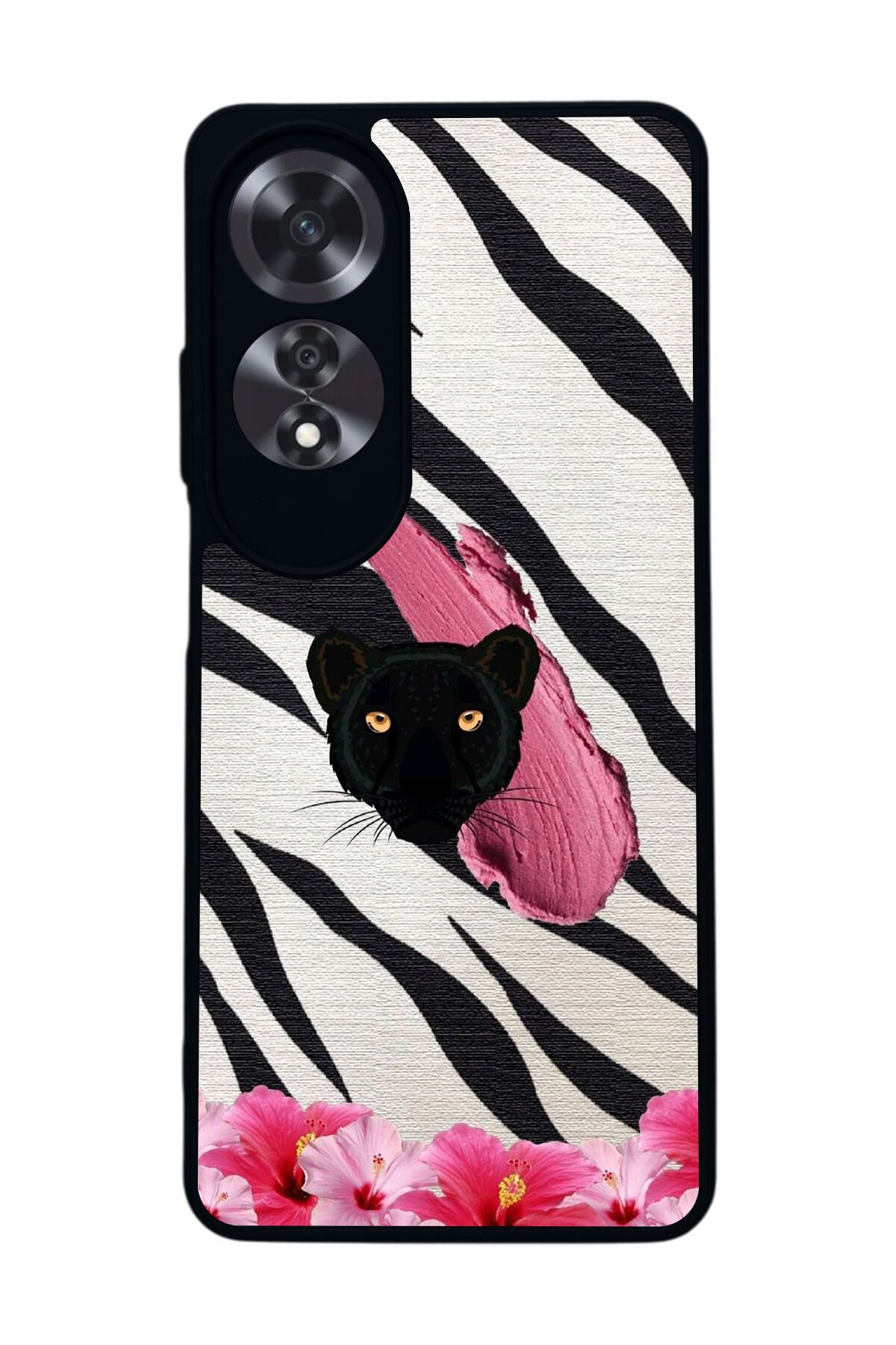 Oppo A60 Mat Siyah uyumlu Kılıf – Yumuşak Silikon, Koruyucu, Şok Emici Kapak