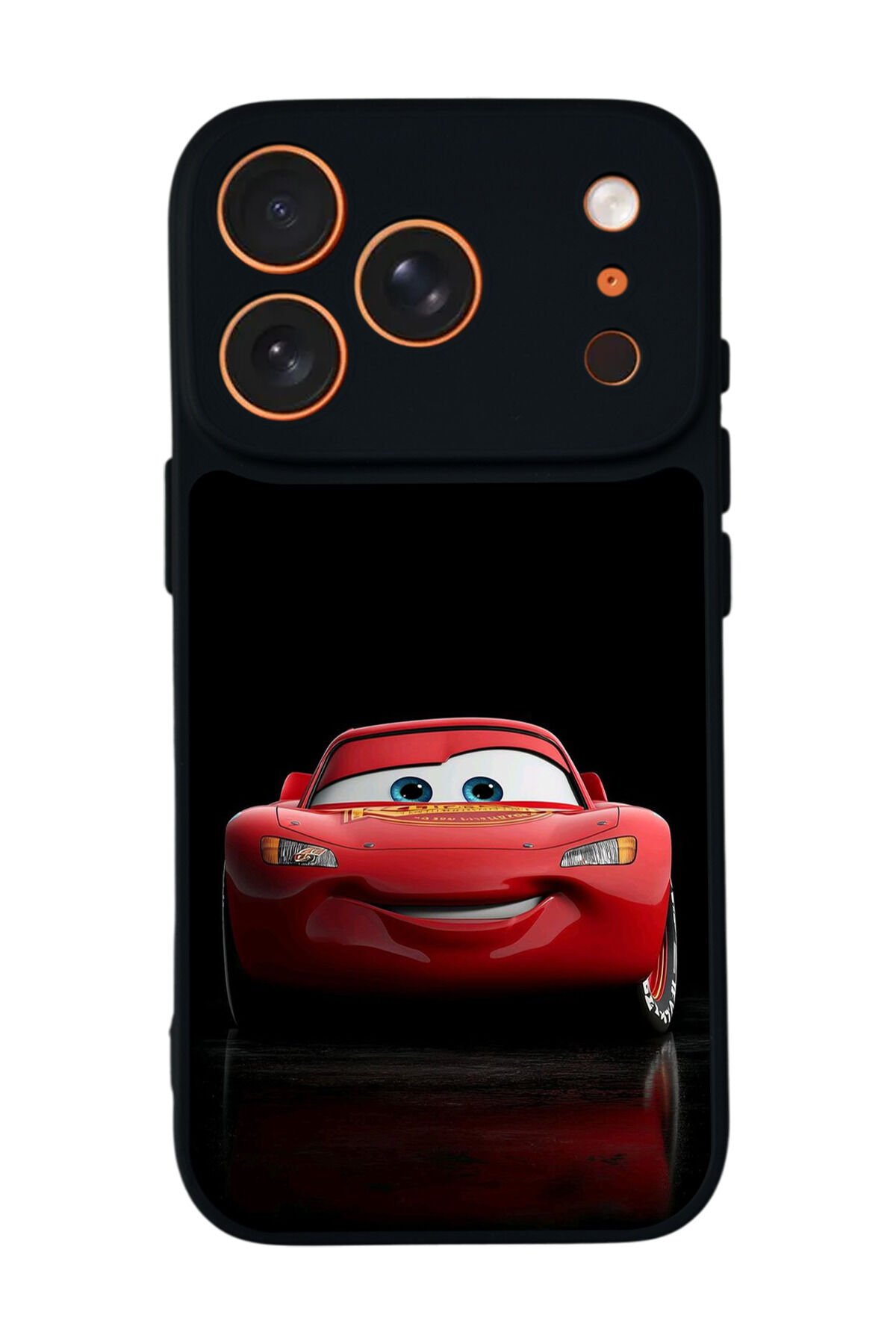 iPhone 17 Pro Uyumlu Şimsek McQueen Tasarımlı Glossy Premium Kılıf